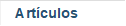 Artículos